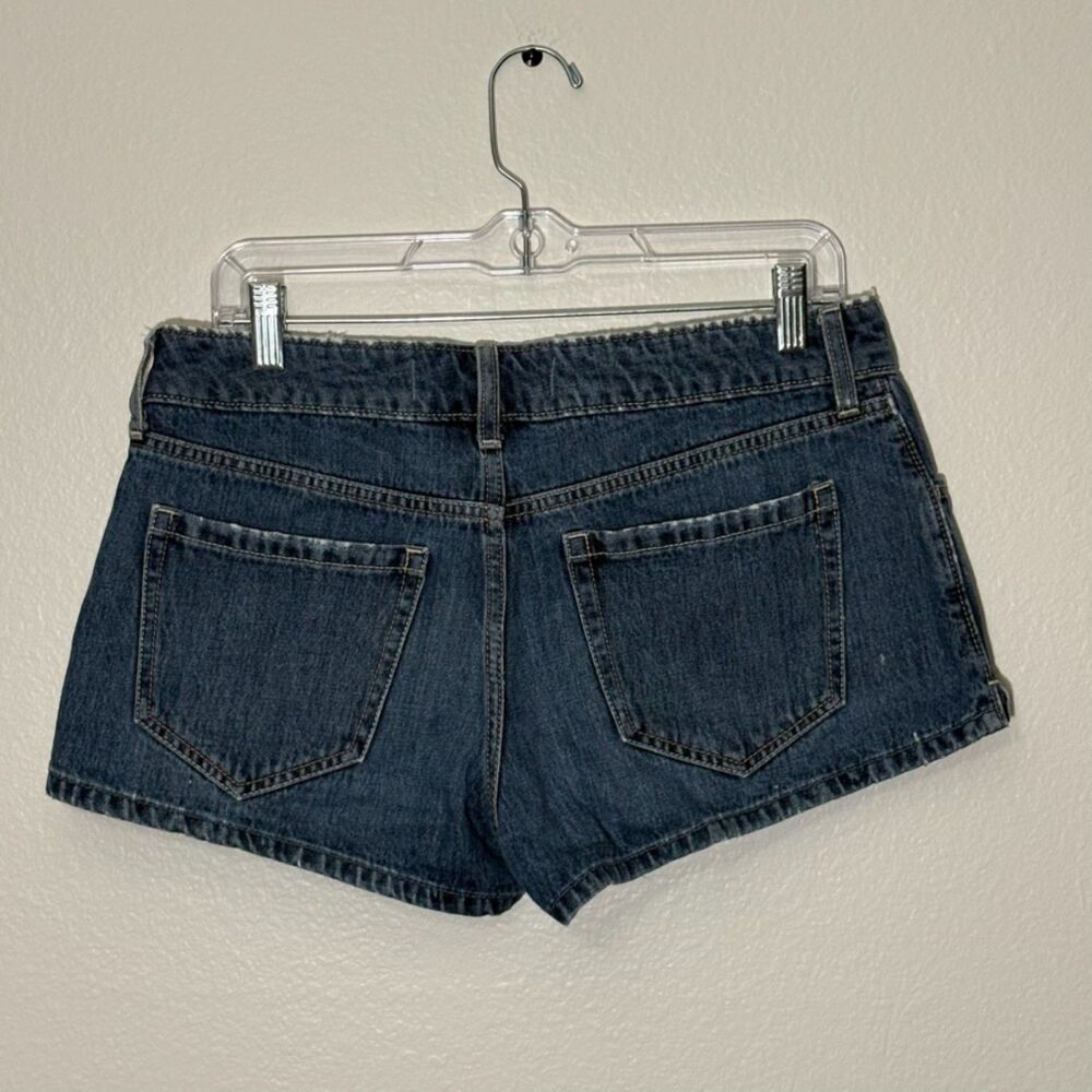Hollister Ultra Low Rise Mini Short 6 Dark Wash - Picture 3 of 7